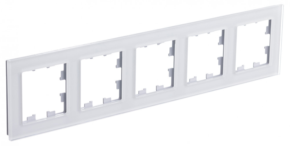 Изображение товара AtlasDesign Nature: 5-постовая рамка из стекла белого цвета