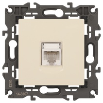 Изображение товара Розетка ЭРА Elegance 14-3107-02 информационная RJ45 слоновая кость