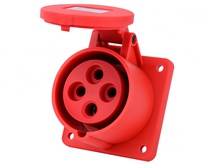 Изображение товара Dekraft Розетка для скрытой проводки 3Р+РЕ 16А 380В IP44 РЩ-103