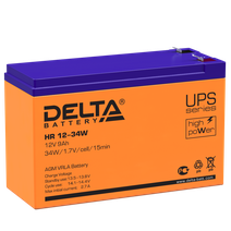 Изображение товара Delta Аккумуляторная батарея HR 12-34W (12V/9Ah)