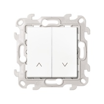 Изображение товара Simon 24 Белый Выключатель жалюзи 10A 250В~