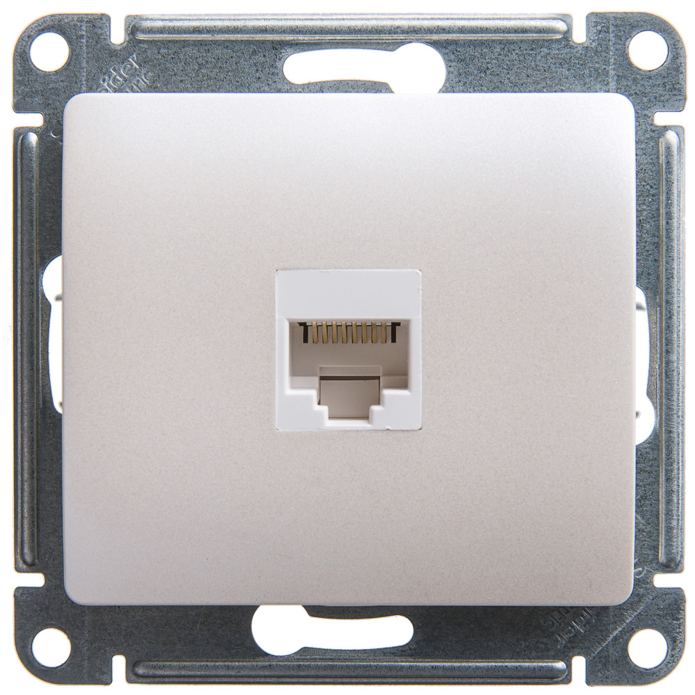 Изображение товара Systeme Electric Glossa Перламутр Розетка компьютерная RJ45 кат.5E