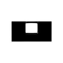 Изображение товара Simon 100 Черный глянец Накладка датчика движения