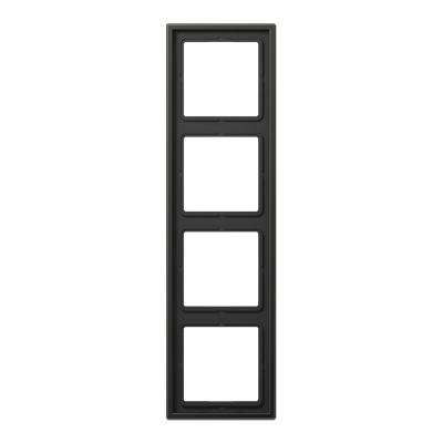 Изображение товара JUNG LS 990 Антрацит (лакир. алюминий) Рамка 4-ая