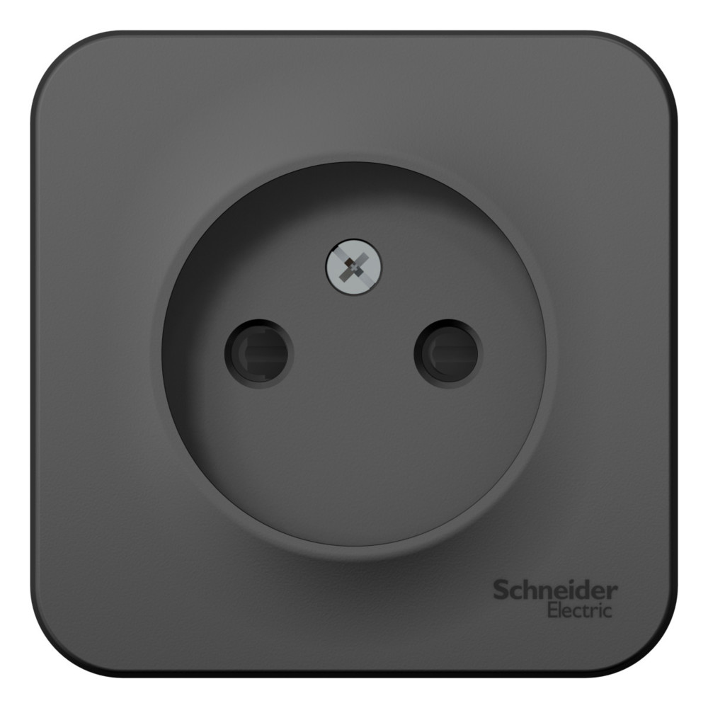 Изображение товара Rозетка Blanca с шторками, антрацит, 16 А, 250 В