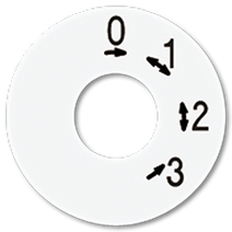 Изображение товара JUNG диск со шкалой, белый