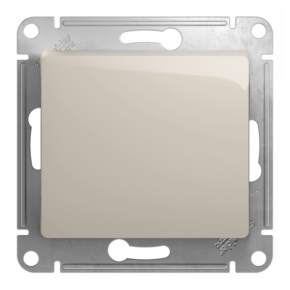 Изображение товара Systeme Electric Glossa Молочный Переключатель 1-клавишный, сх.6,10AX