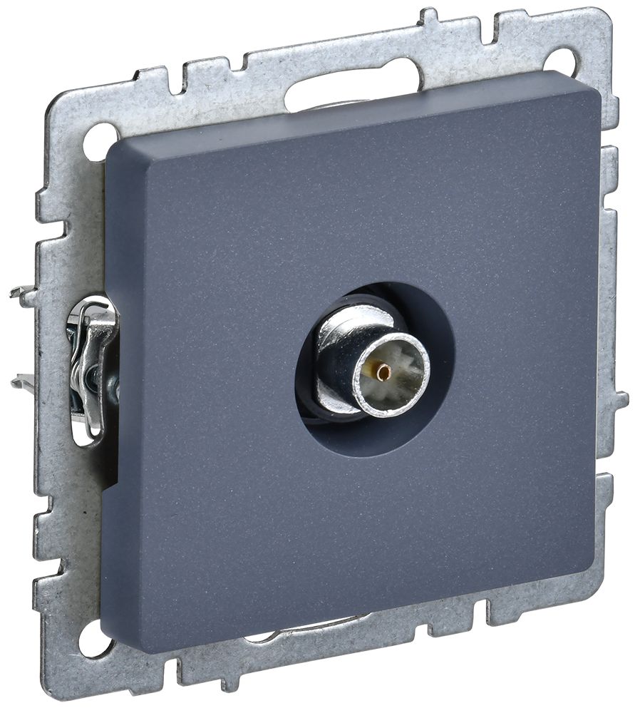 Изображение товара IEK BRITE BASE Маренго Розетка TV оконечная РТВ11-0-БрМ