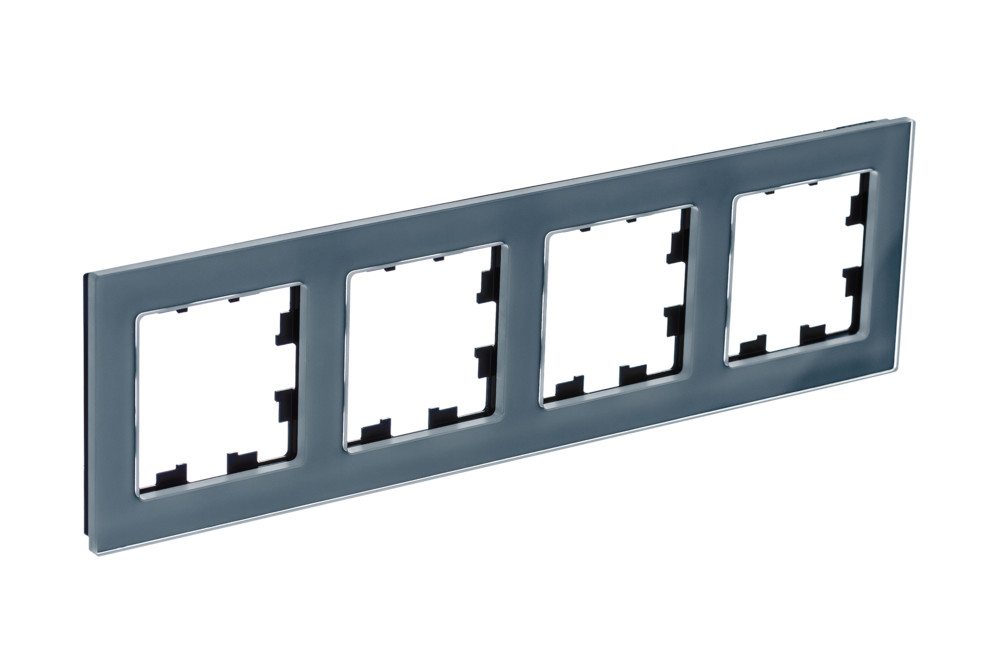 Изображение товара Systeme Electric AtlasDesign Nature Натуральное стекло Грифель Рамка 4-ая