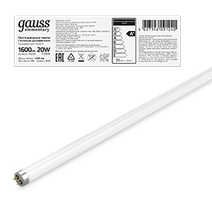 Изображение товара Gauss Лампа Elementary T8 20W 1600lm 6500K G13 1200mm стекло LED