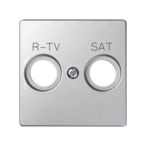 Изображение товара Simon 82 Detail Алюминий Накладка розетки R-TV-SAT (75466-, 75467-, 75468-69)