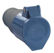 Изображение товара IEK Розетка 223 переносная 2Р+РЕ 32А 220В IP44