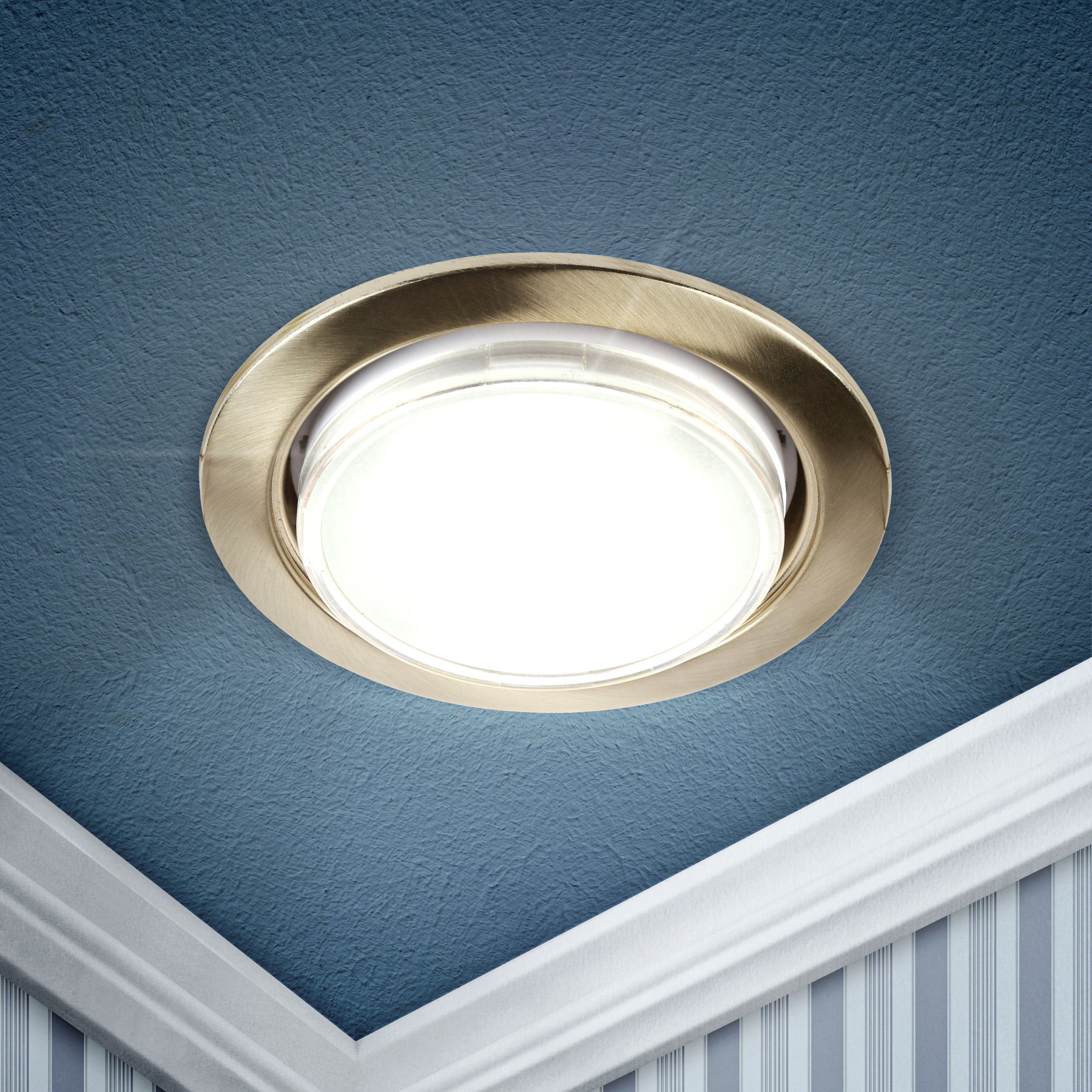 Изображение товара ЭРА Светильник встраиваемый KL35 SB /1 (к) под лампу GX53 бронза термокольцо в комплекте