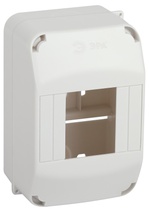 Изображение товара ЭРА Корпус пластиковый навесной SIMPLE КМПн 1/4 IP20 белый