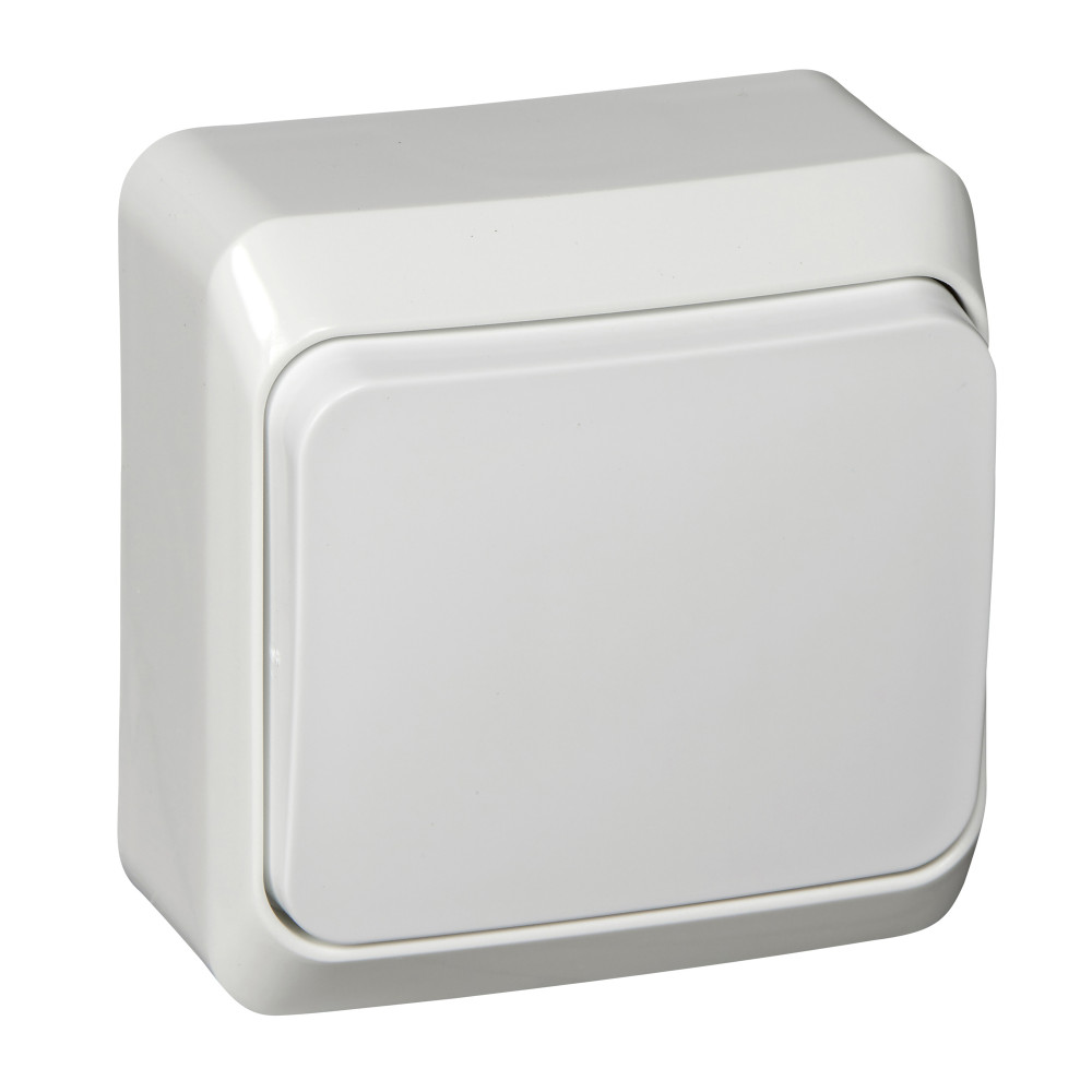 Изображение товара Systeme Electric Этюд наруж Бел Переключатель 1-клавишный