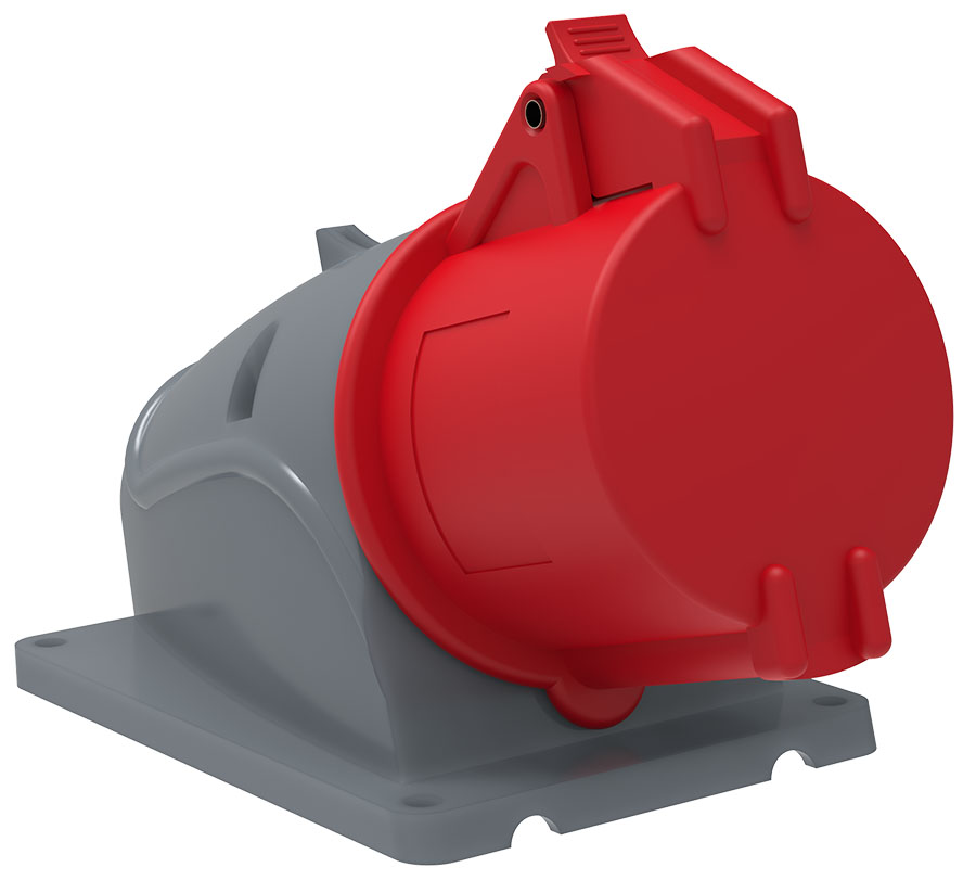 Изображение товара IEK Розетка стационарная ССИ-124 32А-6ч/380-415В 3Р+РЕ IP44 MAGNUM