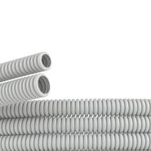 Изображение товара DKC Труба ПВХ гибкая гофр. д.20мм, лёгкая без протяжки, 50м, цвет серый