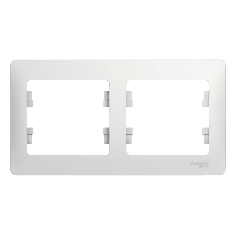 Изображение товара Systeme Electric Glossa Бел Рамка 2-ая, горизонтальная