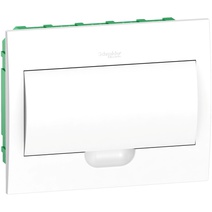 Изображение товара Systeme Electric City9 Корпус встраиваемый с белой дверью 1ряд/12мод, IP40, IK07, 63А, 2 клеммы