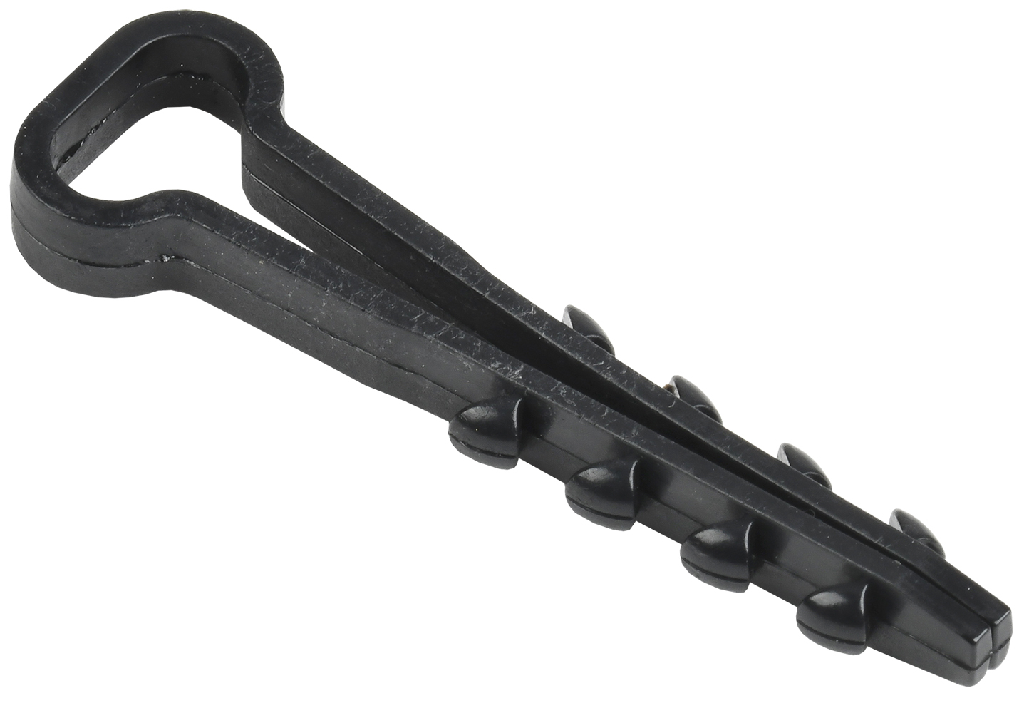 Изображение товара IEK Дюбель хомут 5х8мм нейлон черный (100шт)