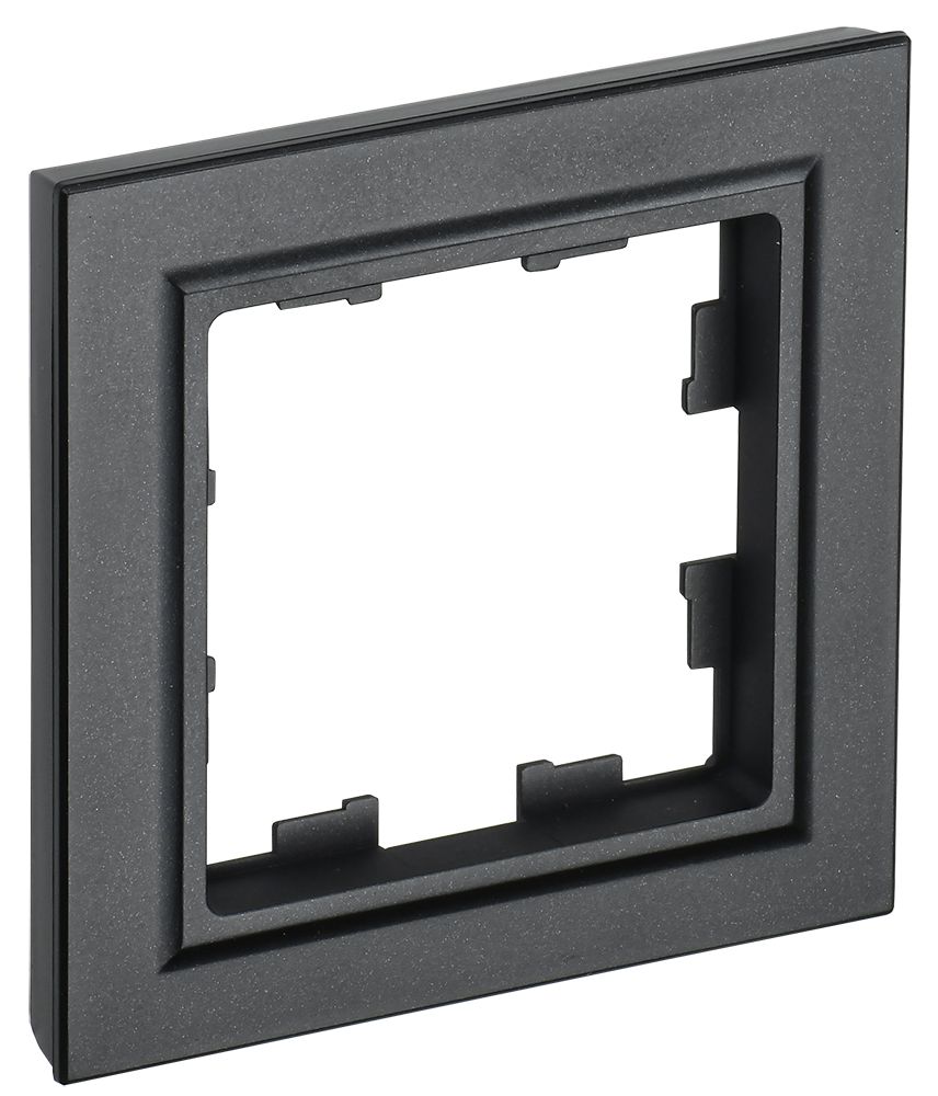 Изображение товара IEK BRITE BASE Черный Рамка 1-м РУ-1-БрЧ