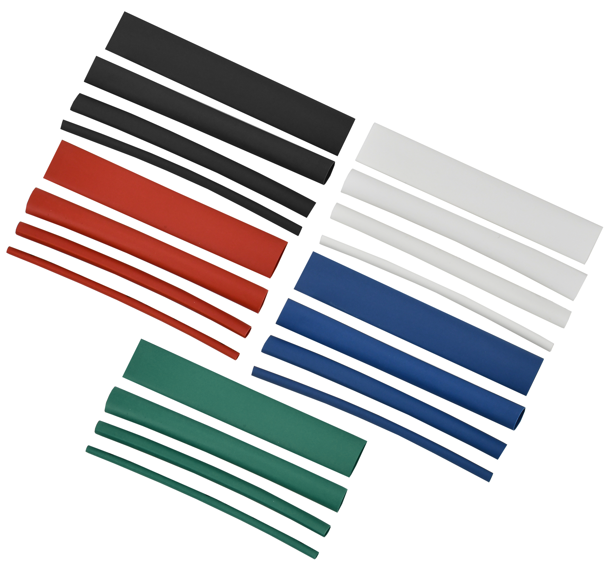 Изображение товара IEK Набор ТТУ нг-LS 2/1-4/2-6/3-8/4 З/С/К/Ч/Б 20х8см/упак