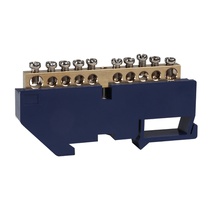 Изображение товара КЭАЗ Шина нулевая с изолятором OptiKit BB-D-PE-DIN-10-6х9-желтый.