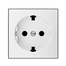 Изображение товара ABB SKY Альпийский белый Накладка для розетки SCHUKO с плоской поверхностью