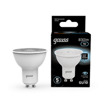 Изображение товара Gauss Лампа MR16 9W 830lm 4100K GU10 LED