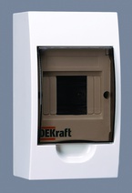Изображение товара Dekraft Корпус пластиковый навесной 4 мод. IP41 ЩРН-П-4
