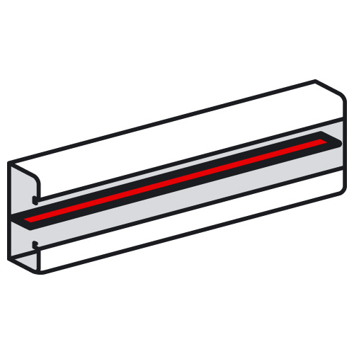 Изображение товара Legrand Metra Перегородка разделительная для кабель-канала (2м).