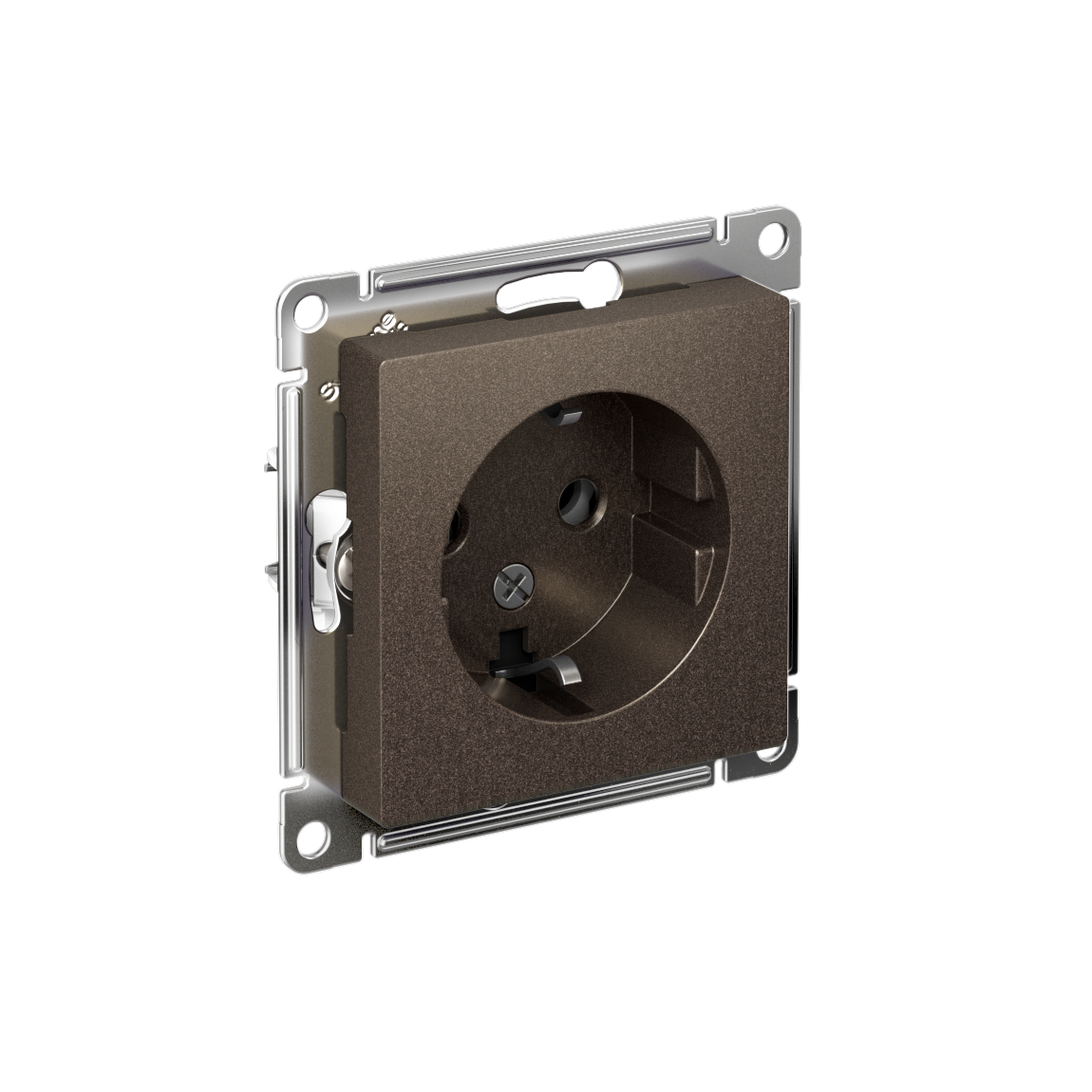 Изображение товара Systeme Electric AtlasDesign Мокко Розетка с/з, 16А, механизм