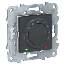 Изображение товара Schneider Electric Unica New Антрацит Термостат теплого пола, 10А, выносной термодатчик