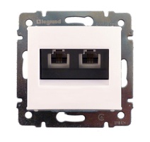 Изображение товара Legrand DIY Valena Крем Розетка RJ11/RJ45 Cat6 UTP.