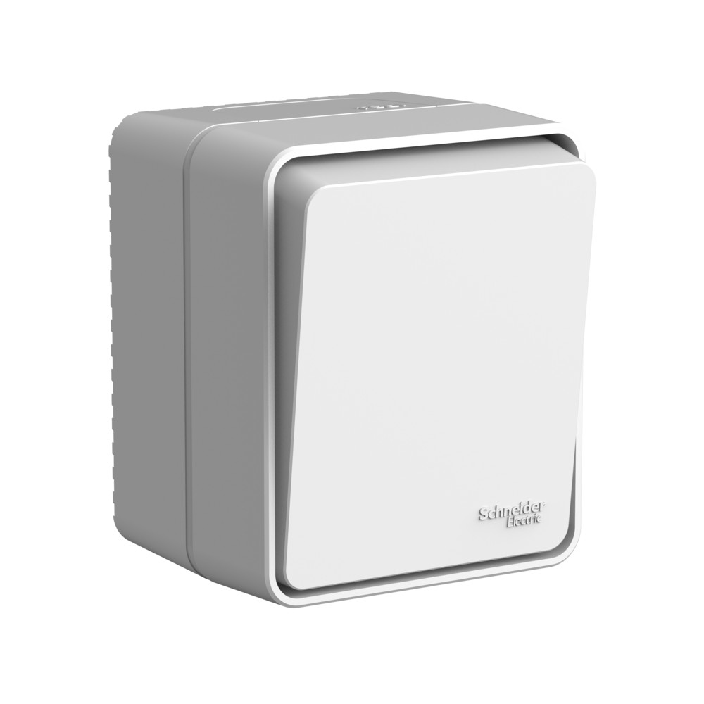 Изображение товара Выключатель уличный Systeme Electric Profi54 1-клавишный IP54, серый
