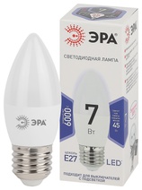 Изображение товара ЭРА Лампа светодиодная STD LED B35-7W-860-E27 7Вт свеча холодный дневной свет Е27