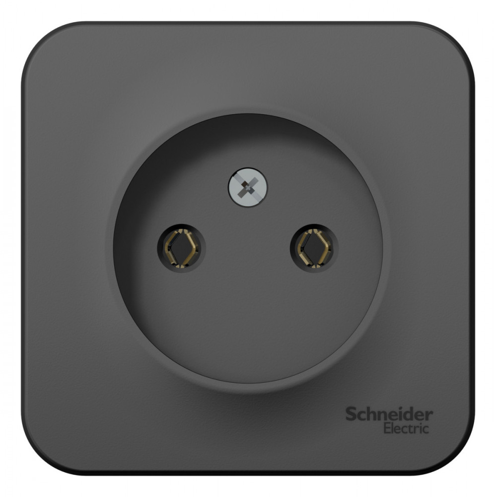Изображение товара Systeme Electric Blanca наруж Антрацит Розетка б/з без шторок, 16А, 250В