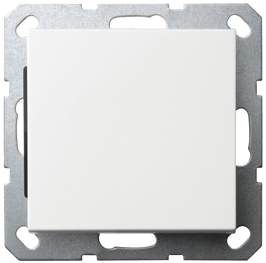 Изображение товара Jasmart G Белый глянцевый Выключатель 1-кл проходной 10A 250V~