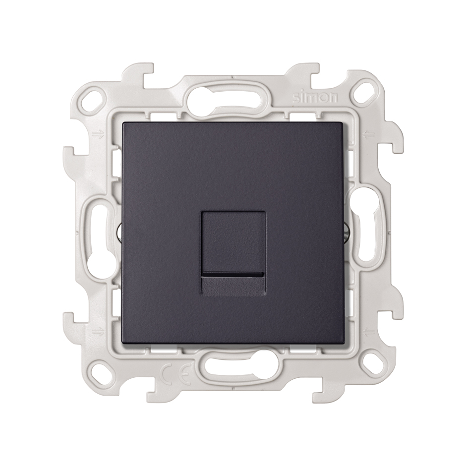 Изображение товара Simon 24 Графит Розетка RJ45 кат. 5е UTP