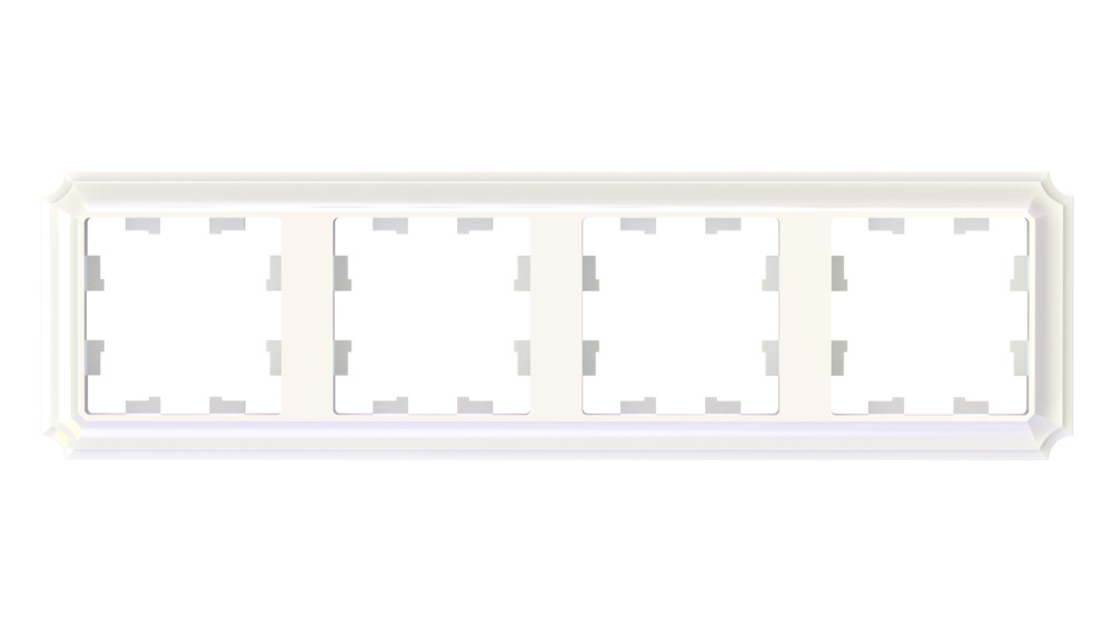 Изображение товара Systeme Electric AtlasDesign Antique Жемчуг Рамка 4-ая, универсальная