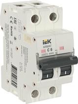 Изображение товара IEK ARMAT Автоматический выключатель M06N 2P C 6А