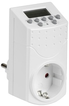 Изображение товара IEK РТЭ-1 Розетка-таймер электронный 1мин 7дн 140on/off 16А IP20