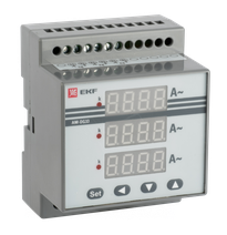 Изображение товара EKF PROxima Амперметр AD-G33 цифровой на DIN трехфазный.