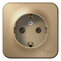 Изображение товара Systeme Electric Blanca наруж Титан Розетка с/з без шторок 16А, 250В, изолир. пластина