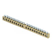 Изображение товара Шина PEN EKF PROxima Ноль-Земля 6х9мм 20 отверстий латунь