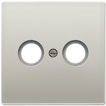 Изображение товара JUNG LS 990 Edelstahl Накладка TV-FM розетки