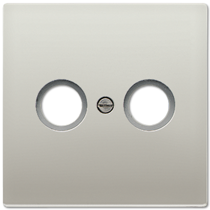 Изображение товара Розетка TV/радио JUNG LS 990 Edelstahl - накладка, серый, IP20 Изображение товара Розетка TV/радио JUNG LS 990 Edelstahl - накладка, серый, IP20