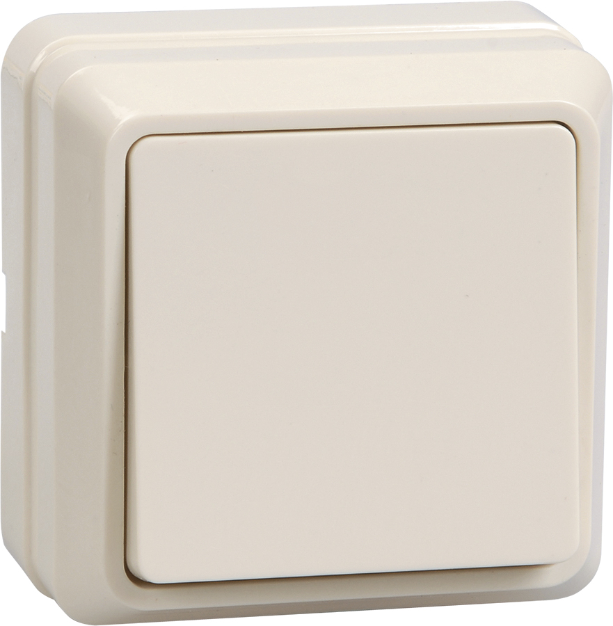Изображение товара GENERICA OKTAVA ВС20-1-0-ОКм Выключатель 1кл 10А откр.уст. (кремовый)