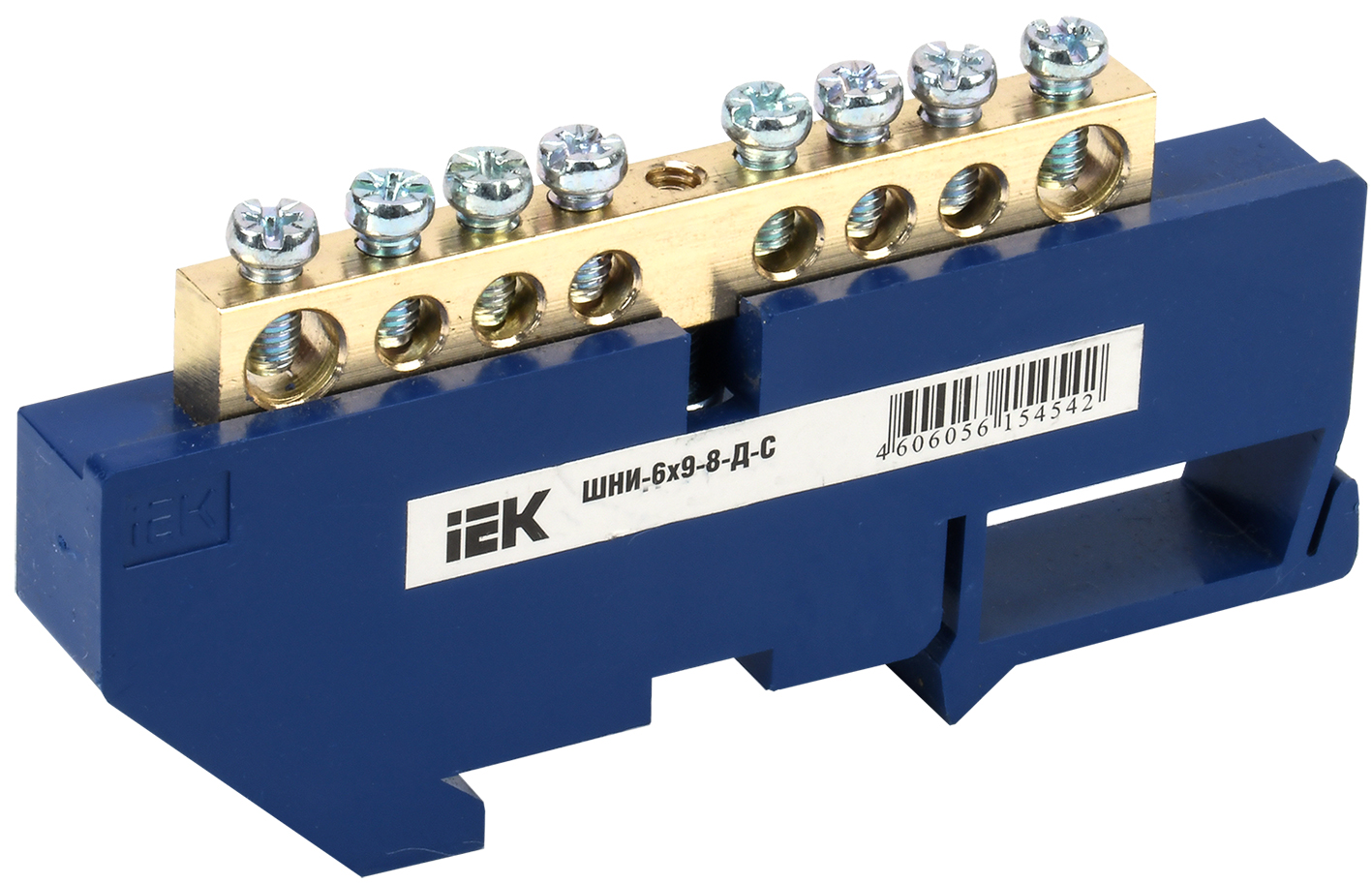 Изображение товара IEK ШНИ ноль DIN ШНИ 6х9 8 Д С латунь изолятор 88 50 мм