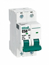 Изображение товара Dekraft Автоматический выключатель 2Р 50А х-ка C ВА-103 6кА